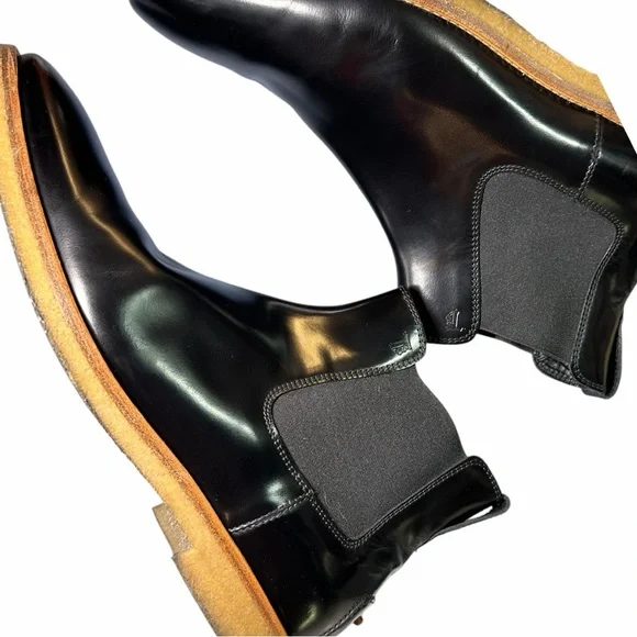 Men’s TOD’S Black Leather Chelsea Boots (Sz 8.5) (VGUC) - Picture 3 of 14